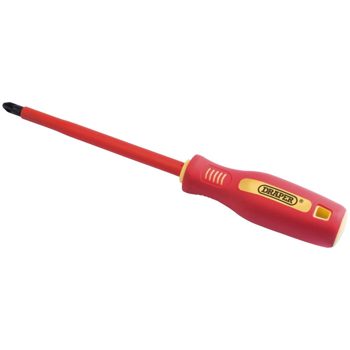 Draper Fully Insulated Soft Grip PZ TYPE Screwdriver, No.3 x 250mm 46535