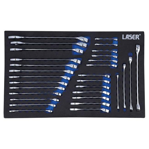 Laser Metric/Stubby/Star Spanner Set 30pc 8481 Laser - Town Tools 