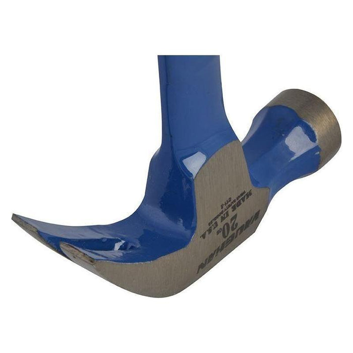 Vaughan R20 Curved Claw Nail Hammer All Steel Smooth Face 570g (20oz) Vaughan - Town Tools