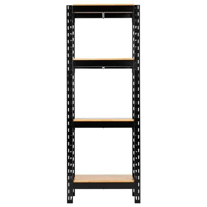 Bunker 21 Piece Modular 4 Tier Racking with Hardwood Shelving, 750mm Draper - Town Tools