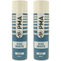 PMA Professional Gloss White 500ml Spray Paint High Coverage[2]