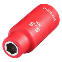 Draper XP1000 VDE Socket, 1/4" Sq. Dr., 5.5mm