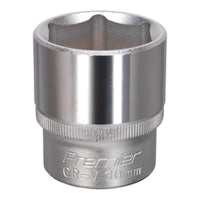 Sealey WallDrive Socket 30mm 1/2"Sq Drive S1230