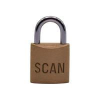 Scan Brass Padlock 20mm