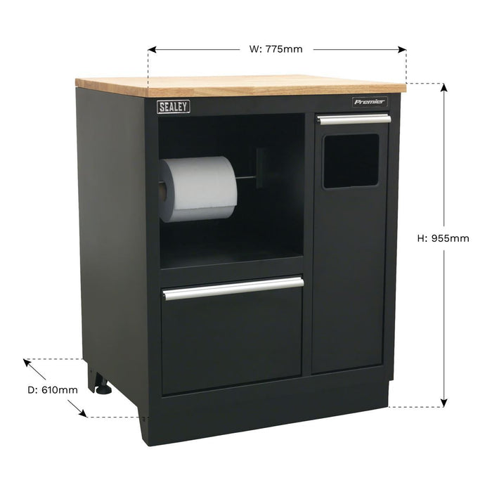 Sealey Modular Floor Cabinet Multifunction 775mm Heavy-Duty APMS20 Sealey - Town Tools 