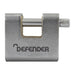Defender Armoured Warehouse Block Padlock 60mm Keyed Alike DEFENDER - Town Tools