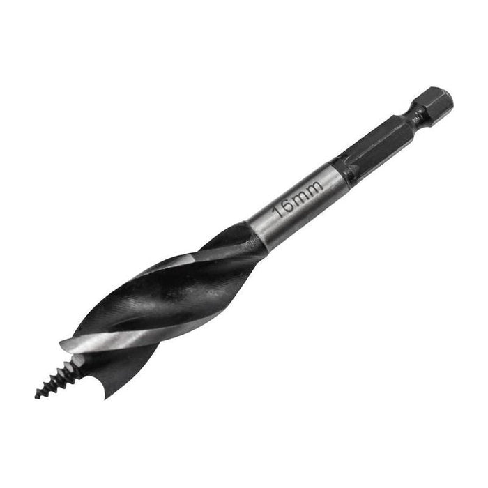 Faithfull Tri-Point Speed Auger Bit 16mm Stubby Faithfull - Town Tools