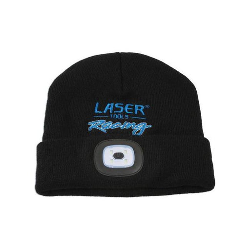 Laser Laser Tools Racing Beanie Hat with Rechargeable Lamp 6899 Laser - Town Tools 