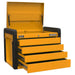 Superline Pro Superline PRO Push-to-Open Topchest 4-Drawer - Orange APPD4O Superline Pro - Town Tools 