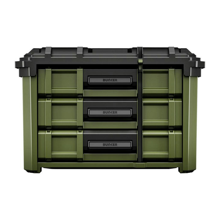 BUNKER Load-Up Stacking 3 Drawer Tool Box, 570mm - B600-3DTB