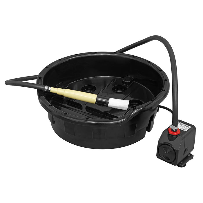 Sealey Portable Parts Washer Bucket with Brush 14L SM220 Sealey - Town Tools 