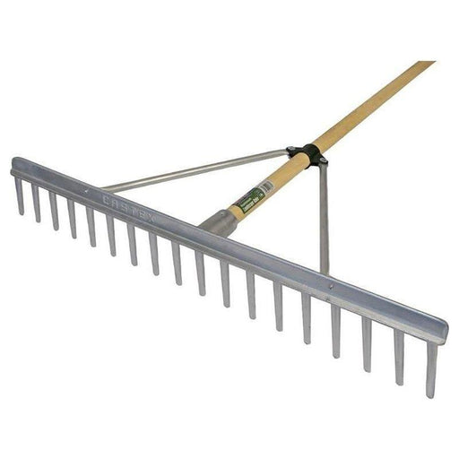 Faithfull Aluminium Landscape Rake Wooden Handle FSC 100% Faithfull - Town Tools