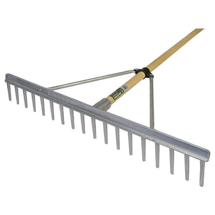 Faithfull Aluminium Landscape Rake Wooden Handle FSC 100% Faithfull - Town Tools