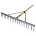 Faithfull Aluminium Landscape Rake Wooden Handle FSC 100% Faithfull - Town Tools