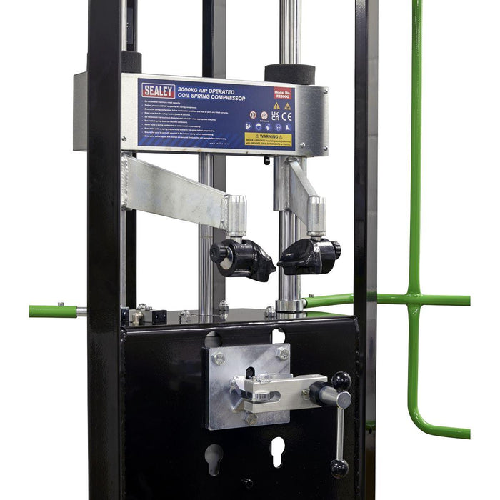 Sealey Air Operated Coil Spring Compressor 3000kg RE3000 Sealey - Town Tools 