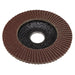 Sealey 115mm Aluminium Oxide Flap Discs 40Grit 22mm Bore - Pack of 10 FD11540E10 Sealey - Town Tools 