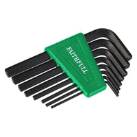 Faithfull Imperial Short Arm Hexagon Key Set, 8 Piece