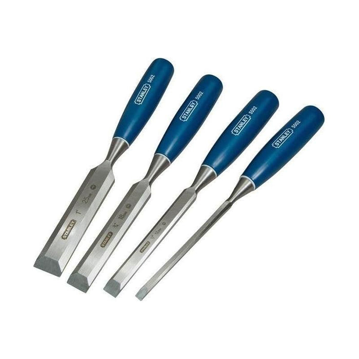 Stanley® Hand Tools 5002 Bevel Edge Chisel Set, 4 Piece STANLEY® Hand Tools - Town Tools