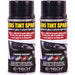 2x E-Tech Smoke Black Light Lens Tint Tinting Spray Glass Car Motorbike Lenses 150 E-Tech - Town Tools 