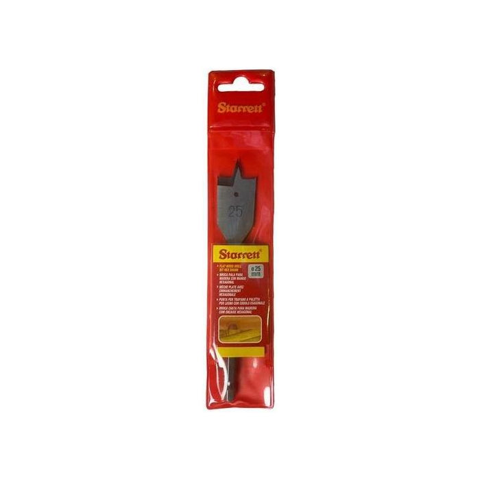 Starrett Flat Wood Drill Bit 25 x 152mm Starrett - Town Tools