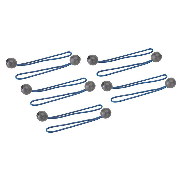 Silverline Tarpaulin Ball Bungees 10pk 175mm Silverline - Town Tools 