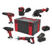 Sealey 5 x SV20 Series Cordless Tool Combo Kit 20V - 2 Batteries CP20VCOMBO2 Sealey - Town Tools 