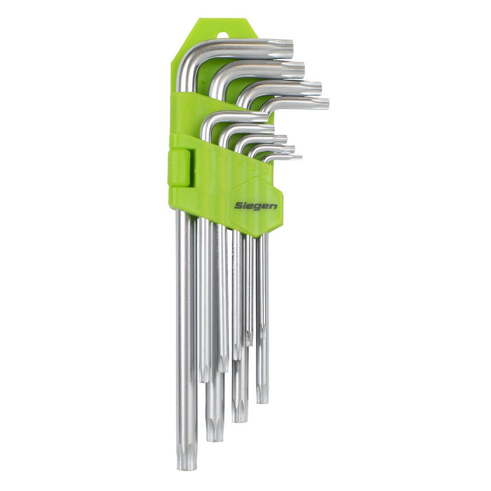 Siegen Siegen Long TRX-Star* Key Set 9pc S01262 Siegen - Town Tools 