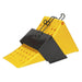 Sealey Wheel Chock with Bracket Commercial CV127 Sealey - Town Tools 