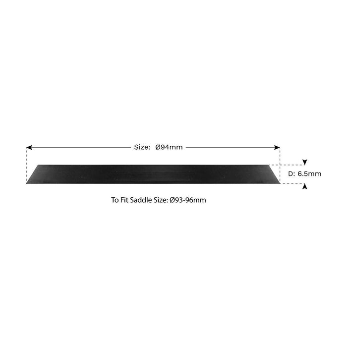 Sealey Safety Rubber Jack Pad Type B JP17 Sealey - Town Tools 