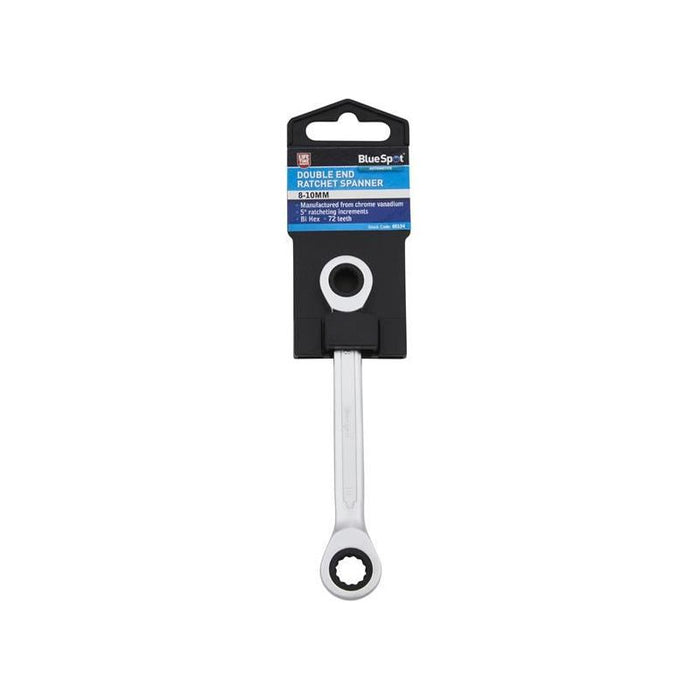 Bluespot Tools Double End Ratchet Spanner (8-10mm) BlueSpot Tools - Town Tools