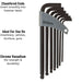 Teng Tools Ball Point Hex Key Set AF 7 Pieces Teng Tools - Town Tools 