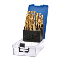 Draper HSS Titanium Nitride Coated Drill Bit Set (25 Piece)