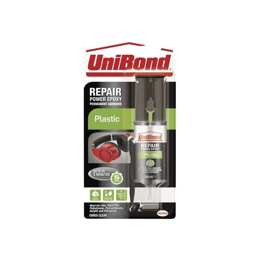Unibond Repair Power Epoxy Plastic 25ml UniBond - Town Tools