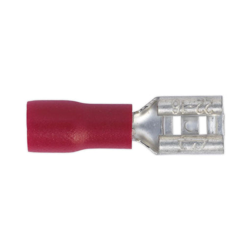 Sealey Push-On Terminal 4.8mm Female Red Pack of 100 RT20 Sealey - Town Tools 