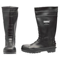 Draper Safety Wellington Boots, Size 12, S5 02702