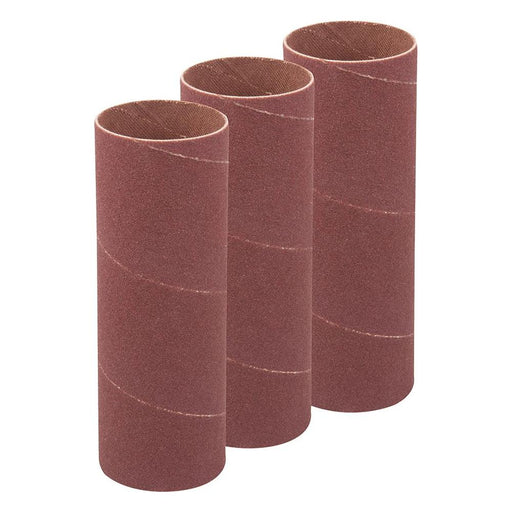 Silverline 140mm Bobbin Sleeves 3pk 38mm 60 Grit Silverline - Town Tools 
