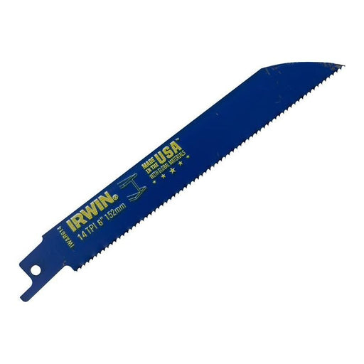 Irwin® 614R Sabre Saw Blade Metal Cutting 150mm 14 TPI Pack of 2 IRWIN® - Town Tools