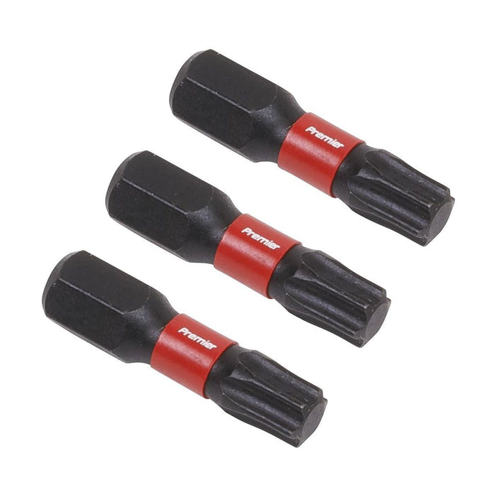 Sealey TRX-Star* T30 Impact Power Tool Bits 25mm 3pc AK8220 Sealey - Town Tools 