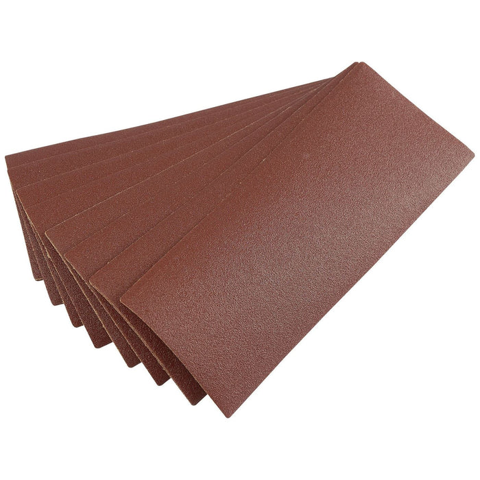 Draper Aluminium Oxide Sanding Sheets, 232 x 92mm, 100 Grit (Pack of 10) 59466 Draper - Town Tools 