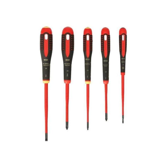 Bahco BE-9881SL ERGO™ Slim VDE Insulated Screwdriver Set, 5 Piece Bahco - Town Tools
