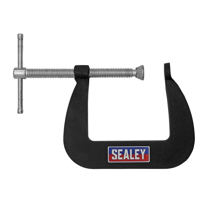 Sealey Junior C-Clamp Set 64mm x 64mm 4pc GCC01 Sealey - Town Tools 
