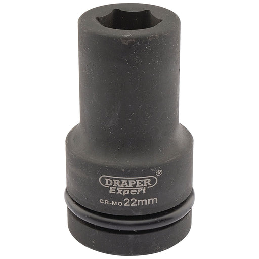 Draper Expert HI-TORQ 6 Point Deep Impact Socket, 1" Sq. Dr., 22mm Draper - Town Tools 