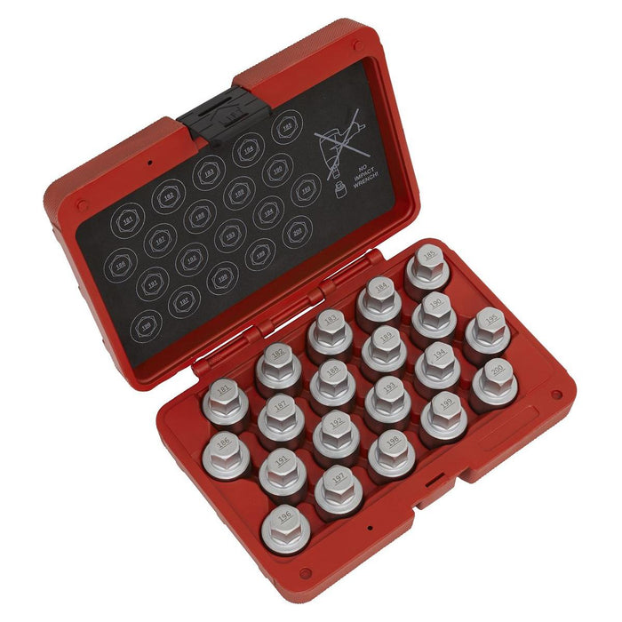 Sealey Locking Wheel Nut Key Set 20pc Vauxhall-C SX216 Sealey - Town Tools 