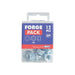 Forgefix Nyloc Nuts & Washers Zinc Plated M8 ForgePack 12 ForgeFix - Town Tools