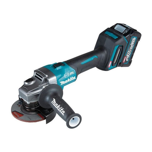 Makita GA004GD201 XGT® 40Vmax BL Angle Grinder 115mm 40V 2 x 2.5Ah Li-ion Makita - Town Tools