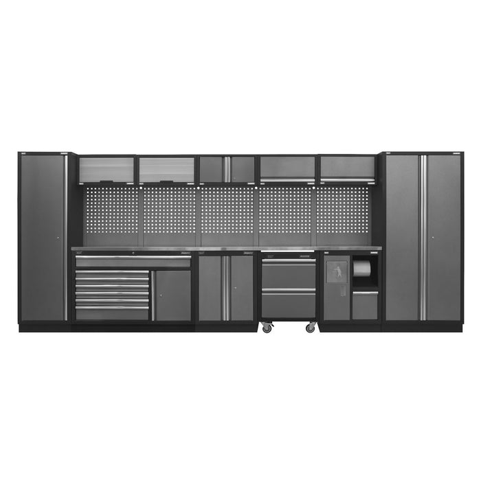 Superline Pro Superline PRO Storage System with Stainless Worktop 4.9m Superline Pro - Town Tools 