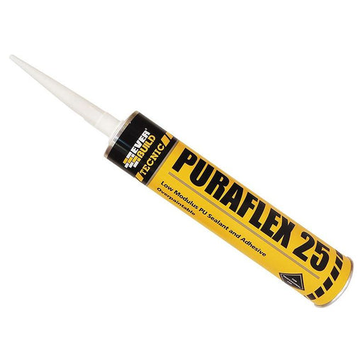 Everbuild Sika Industrial Puraflex 25 Sealant Black 300ml Everbuild Sika - Town Tools