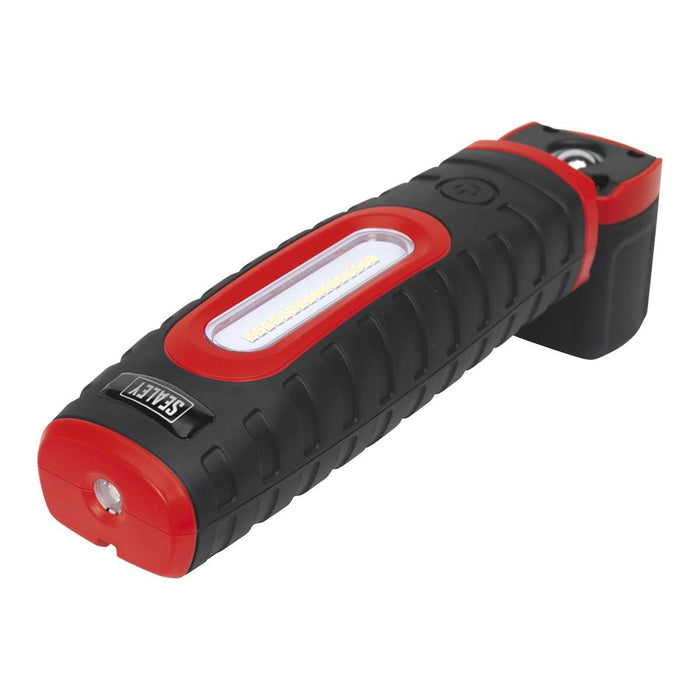 Sealey Rechargeable 360 Inspection Light 16 SMD & 3W SMD LED Black 2 x Lithium-i Sealey - Town Tools 