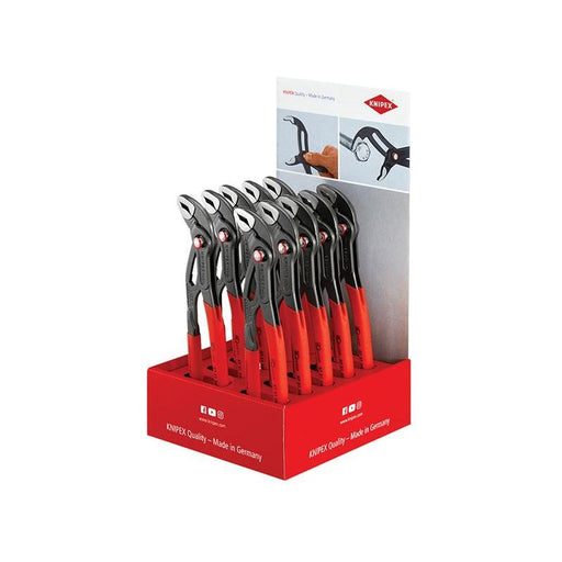 Knipex 00 18 01 V25 Cobra® Quickset Waterpump Pliers Counter Display (10 x KPX8721250) Knipex - Town Tools