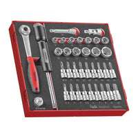 Teng Tools 3/8" Socket Set 6 pt FOAM2 36 Pieces